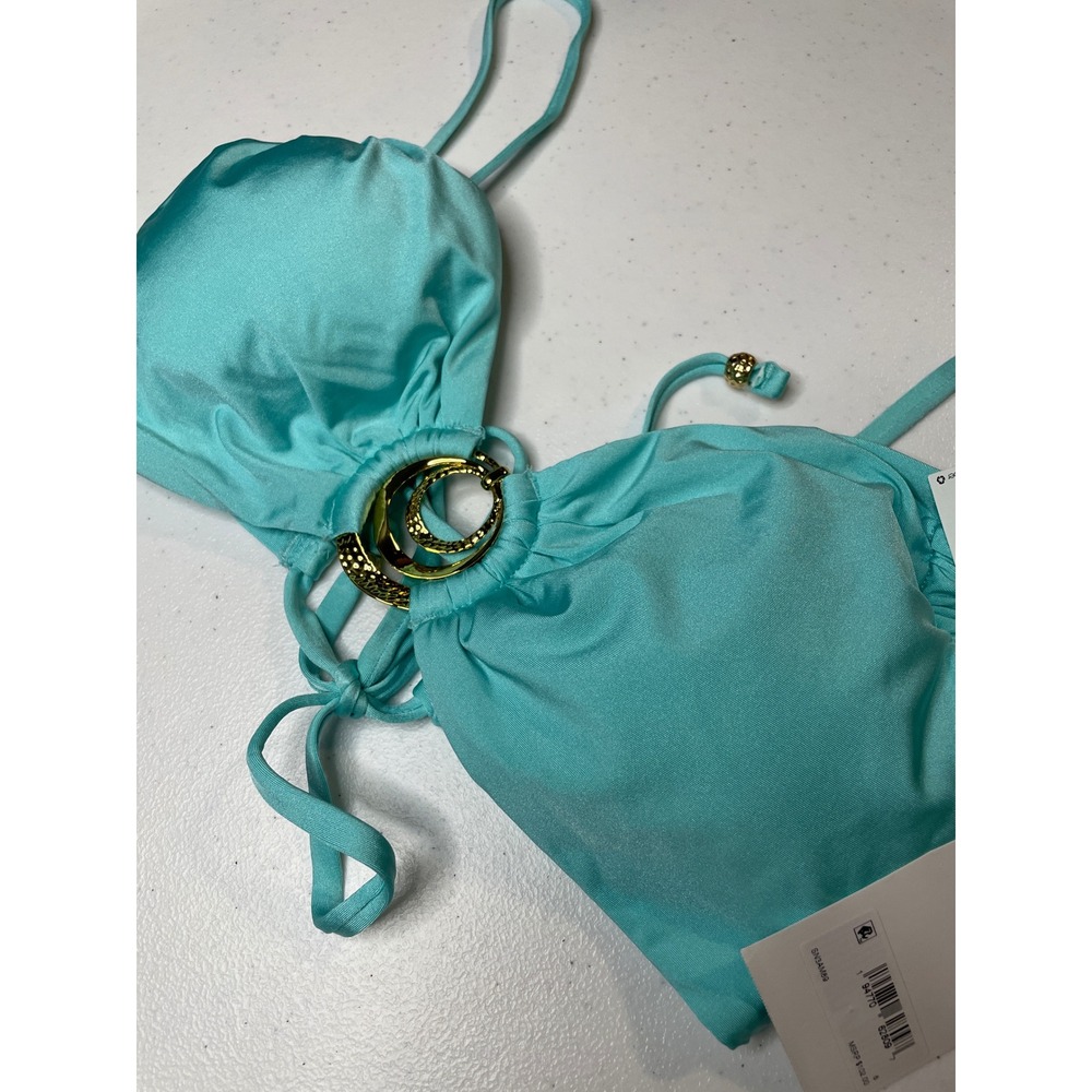 Sunshine 79 Women's Over The Shoulder Bralette Bikini Swimsuit Top, 8 - Picture 2 of 6